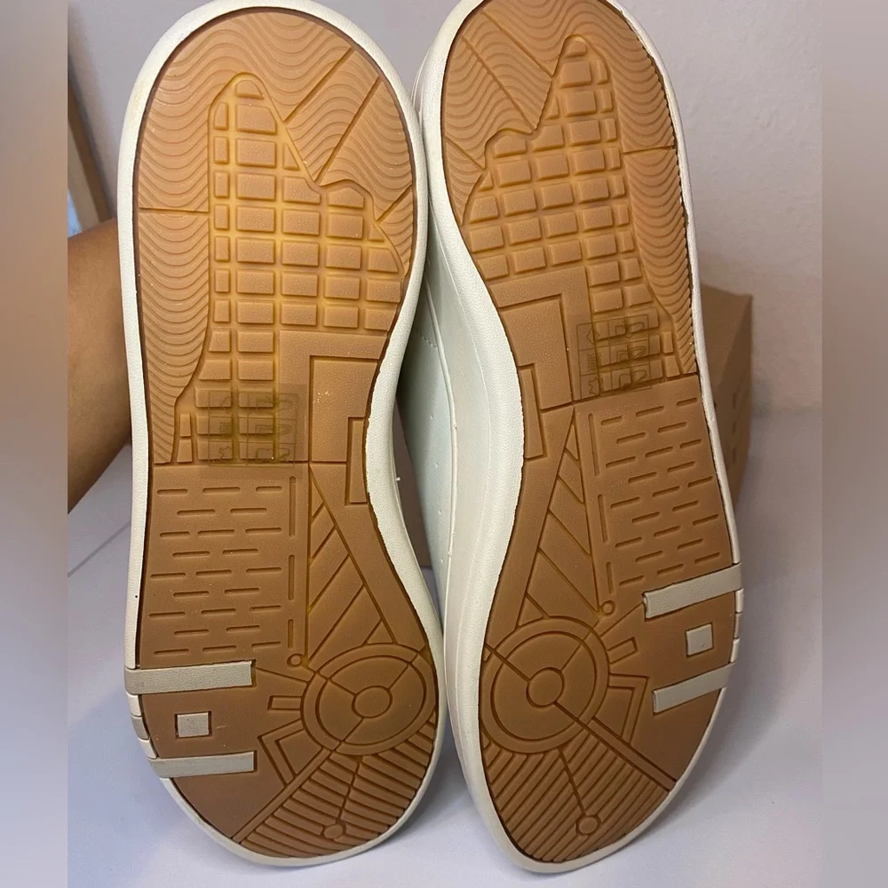 Eden St. White Men's Sneakers Recycled Leather. - Picture 5 of 11